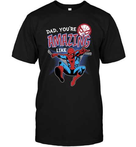 Marvel Spider Man Amazing Dad Father's Day Gifts Men's T-Shirt Men's T-Shirt / Black / S Men's T-Shirt - amzapparel
