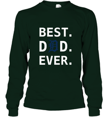 Best Detroit Tigers Dad Ever Baseball MLB Fathers Day Long Sleeve T-Shirt Long Sleeve T-Shirt - amzapparel