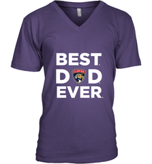 Best Los Angeles Kings Dad Ever Hockey NHL Fathers Day GIft For Daddy (2) Men's V-Neck T-Shirt Men's V-Neck T-Shirt - amzapparel