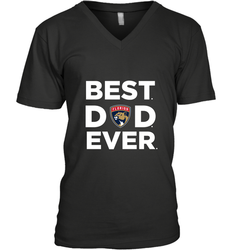 Best Los Angeles Kings Dad Ever Hockey NHL Fathers Day GIft For Daddy (2) Men's V-Neck T-Shirt