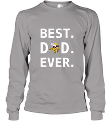 Best Minnesota Vikings Dad Best Dad Ever NFL Football Fathers Day Long Sleeve T-Shirt Long Sleeve T-Shirt - amzapparel