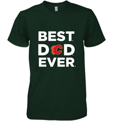 Best Calgary Flames Dad Ever Hockey NHL Fathers Day GIft For Daddy Men's Premium T-Shirt Men's Premium T-Shirt - amzapparel