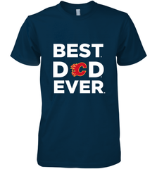 Best Calgary Flames Dad Ever Hockey NHL Fathers Day GIft For Daddy Men's Premium T-Shirt Men's Premium T-Shirt - amzapparel