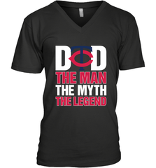 Minnesota Twins Dad The Man The Myth The Legend Father's Day MLB Men's V-Neck T-Shirt Men's V-Neck T-Shirt - amzapparel