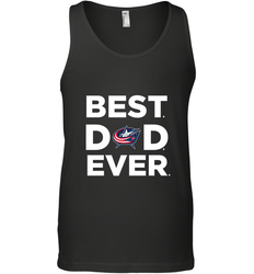 Best Columbus Blue Jackets Dad Ever Hockey NHL Fathers Day GIft For Daddy Men's Tank Top