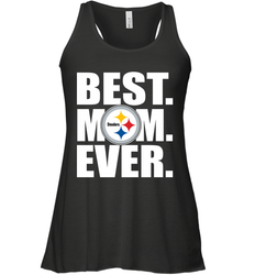Best Pittsburgh Steelers Mom Ever NFL Team Mother's Day Gift Women's Racerback Tank