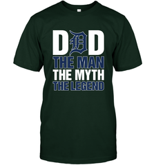 Detroit Tigers Dad The Man The Myth The Legend Father's Day MLB Men's T-Shirt Men's T-Shirt - amzapparel