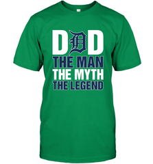 Detroit Tigers Dad The Man The Myth The Legend Father's Day MLB Men's T-Shirt Men's T-Shirt - amzapparel