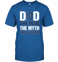 Detroit Tigers Dad The Man The Myth The Legend Father's Day MLB Men's T-Shirt Men's T-Shirt - amzapparel