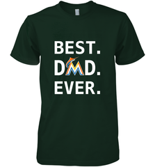 Best Miami Marlins Dad Ever Baseball MLB Fathers Day Men's Premium T-Shirt Men's Premium T-Shirt - amzapparel