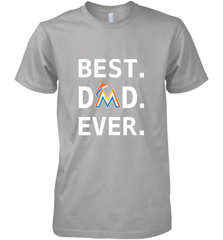 Best Miami Marlins Dad Ever Baseball MLB Fathers Day Men's Premium T-Shirt Men's Premium T-Shirt - amzapparel