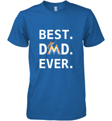 Best Miami Marlins Dad Ever Baseball MLB Fathers Day Men's Premium T-Shirt Men's Premium T-Shirt - amzapparel