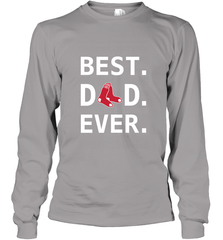 Best Boston Red Sox Dad Ever Baseball MLB Fathers Day Long Sleeve T-Shirt Long Sleeve T-Shirt - amzapparel