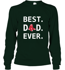 Best Boston Red Sox Dad Ever Baseball MLB Fathers Day Long Sleeve T-Shirt Long Sleeve T-Shirt - amzapparel