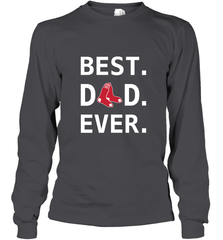 Best Boston Red Sox Dad Ever Baseball MLB Fathers Day Long Sleeve T-Shirt Long Sleeve T-Shirt - amzapparel