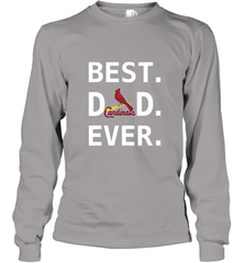 Best St Louis Cardinals Dad Ever Baseball MLB Fathers Day Long Sleeve T-Shirt Long Sleeve T-Shirt - amzapparel
