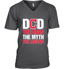 Cleveland Indians Dad The Man The Myth The Legend Father's Day MLB Men's V-Neck T-Shirt Men's V-Neck T-Shirt - amzapparel