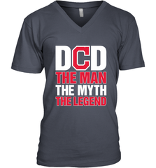Cleveland Indians Dad The Man The Myth The Legend Father's Day MLB Men's V-Neck T-Shirt Men's V-Neck T-Shirt - amzapparel