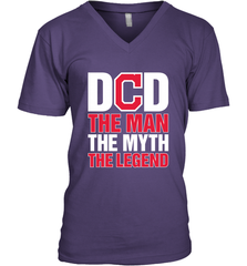 Cleveland Indians Dad The Man The Myth The Legend Father's Day MLB Men's V-Neck T-Shirt Men's V-Neck T-Shirt - amzapparel