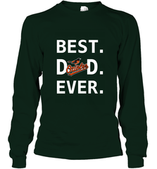 Best Baltimore Orioles Dad Ever Baseball MLB Fathers Day Long Sleeve T-Shirt Long Sleeve T-Shirt - amzapparel