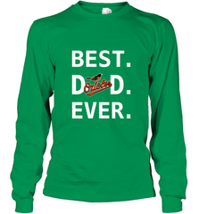 Best Baltimore Orioles Dad Ever Baseball MLB Fathers Day Long Sleeve T-Shirt Long Sleeve T-Shirt - amzapparel