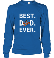 Best Baltimore Orioles Dad Ever Baseball MLB Fathers Day Long Sleeve T-Shirt Long Sleeve T-Shirt - amzapparel