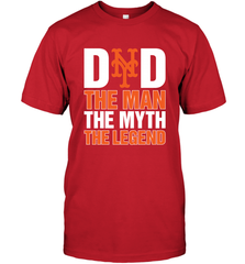 New York Mets Dad The Man The Myth The Legend Father's Day MLB Men's T-Shirt Men's T-Shirt - amzapparel