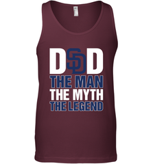 San Diego Padres Dad The Man The Myth The Legend Father's Day MLB Men's Tank Top Men's Tank Top - amzapparel