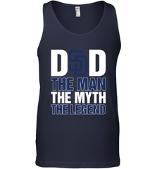 San Diego Padres Dad The Man The Myth The Legend Father's Day MLB Men's Tank Top Men's Tank Top - amzapparel