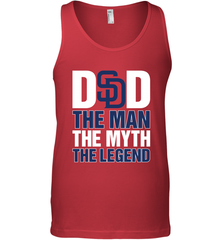 San Diego Padres Dad The Man The Myth The Legend Father's Day MLB Men's Tank Top Men's Tank Top - amzapparel