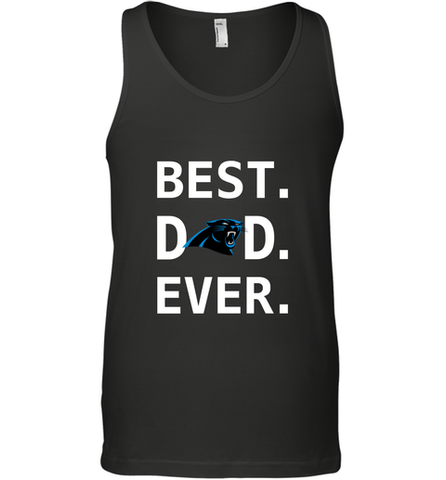 Best Carolina Panthers Dad Best Dad Ever NFL Football Fathers Day Men's Tank Top Men's Tank Top / Black / XS Men's Tank Top - amzapparel