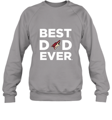 Best Arizona Coyotes Dad Ever Hockey NHL Fathers Day GIft For Daddy Crewneck Sweatshirt Crewneck Sweatshirt - amzapparel