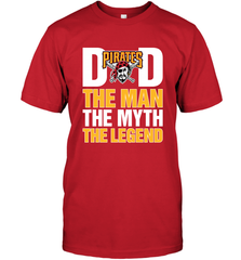 Pittsburgh Pirates Dad The Man The Myth The Legend Father's Day MLB Men's T-Shirt Men's T-Shirt - amzapparel