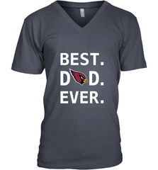 Best Arizona Cardinals Dad Best Dad Ever NFL Football Fathers Day Men's V-Neck T-Shirt Men's V-Neck T-Shirt - amzapparel