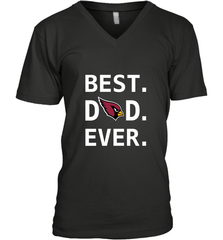 Best Arizona Cardinals Dad Best Dad Ever NFL Football Fathers Day Men's V-Neck T-Shirt Men's V-Neck T-Shirt - amzapparel