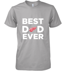 Best Detroit Red Wings Dad Ever Hockey NHL Fathers Day GIft For Daddy Men's Premium T-Shirt Men's Premium T-Shirt - amzapparel