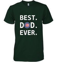 Best Chicago Cubs Dad Ever Baseball MLB Fathers Day Men's Premium T-Shirt Men's Premium T-Shirt - amzapparel