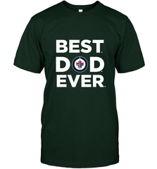 Best Winnipeg Jets Dad Ever Hockey NHL Fathers Day GIft For Daddy Men's T-Shirt Men's T-Shirt - amzapparel