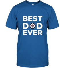 Best Winnipeg Jets Dad Ever Hockey NHL Fathers Day GIft For Daddy Men's T-Shirt Men's T-Shirt - amzapparel