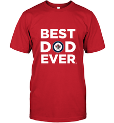 Best Winnipeg Jets Dad Ever Hockey NHL Fathers Day GIft For Daddy Men's T-Shirt Men's T-Shirt - amzapparel