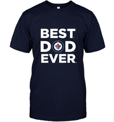 Best Winnipeg Jets Dad Ever Hockey NHL Fathers Day GIft For Daddy Men's T-Shirt Men's T-Shirt - amzapparel