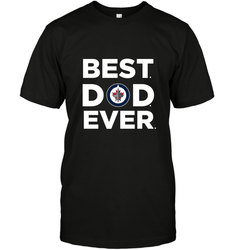 Best Winnipeg Jets Dad Ever Hockey NHL Fathers Day GIft For Daddy Men's T-Shirt