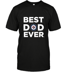 Best Winnipeg Jets Dad Ever Hockey NHL Fathers Day GIft For Daddy Men's T-Shirt Men's T-Shirt - amzapparel