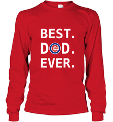 Best Chicago Cubs Dad Ever Baseball MLB Fathers Day Long Sleeve T-Shirt Long Sleeve T-Shirt - amzapparel