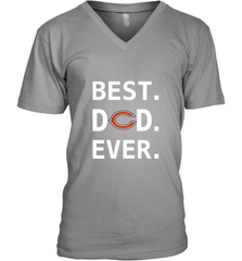 Best Chicago Bears Dad Best Dad Ever NFL Football Fathers Day Men's V-Neck T-Shirt Men's V-Neck T-Shirt - amzapparel