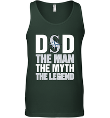 Seattle Mariners Dad The Man The Myth The Legend Father's Day MLB Men's Tank Top Men's Tank Top - amzapparel