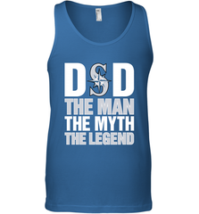 Seattle Mariners Dad The Man The Myth The Legend Father's Day MLB Men's Tank Top Men's Tank Top - amzapparel