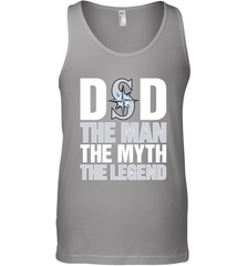 Seattle Mariners Dad The Man The Myth The Legend Father's Day MLB Men's Tank Top Men's Tank Top - amzapparel