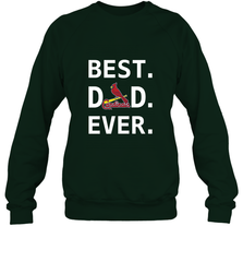 Best St Louis Cardinals Dad Ever Baseball MLB Fathers Day Crewneck Sweatshirt Crewneck Sweatshirt - amzapparel