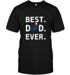 Best Los Angeles Dodgers Dad Ever Baseball MLB Fathers Day Men's T-Shirt